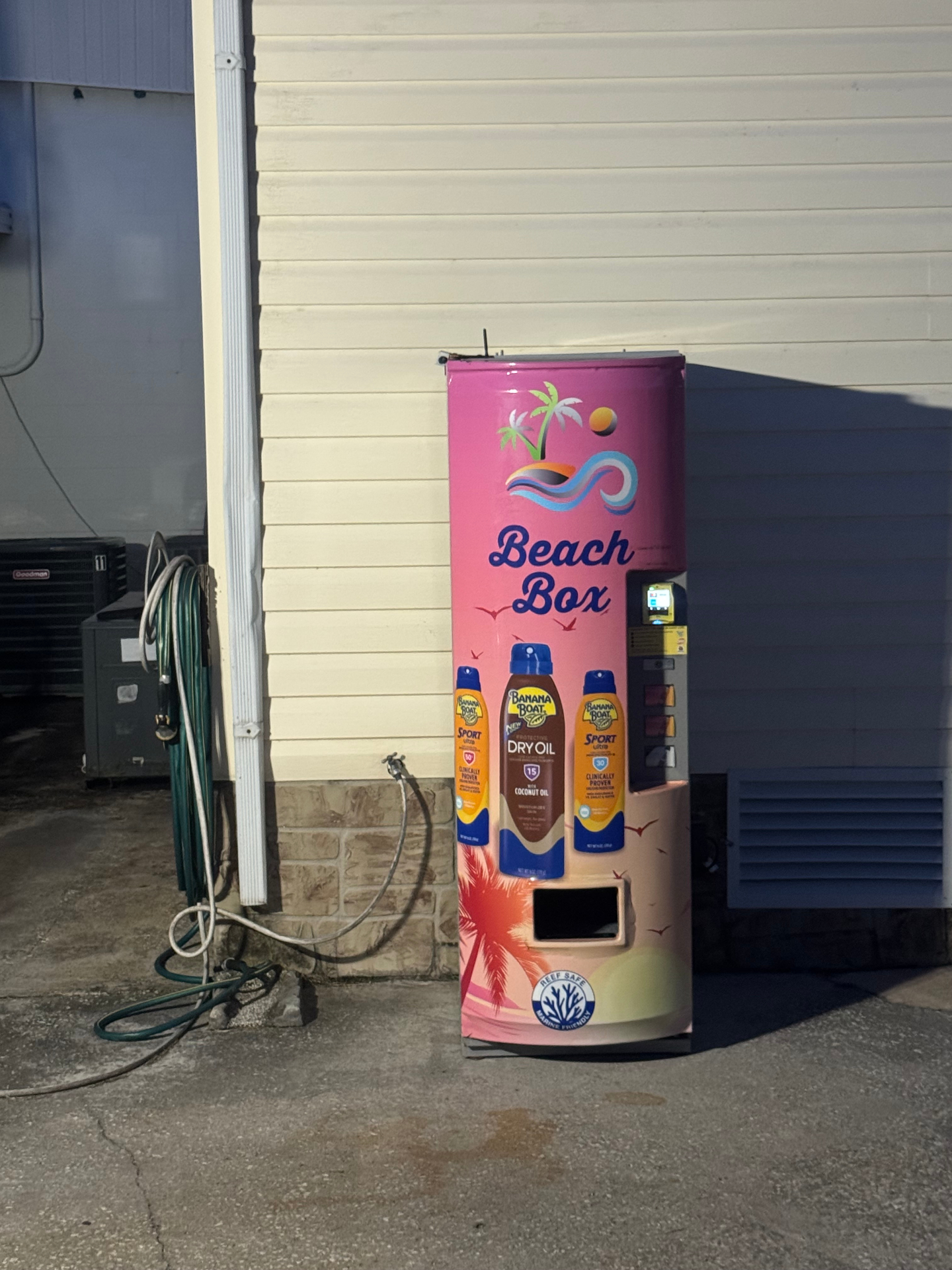 Sunscreen Vending Machines Florida | Beach Box